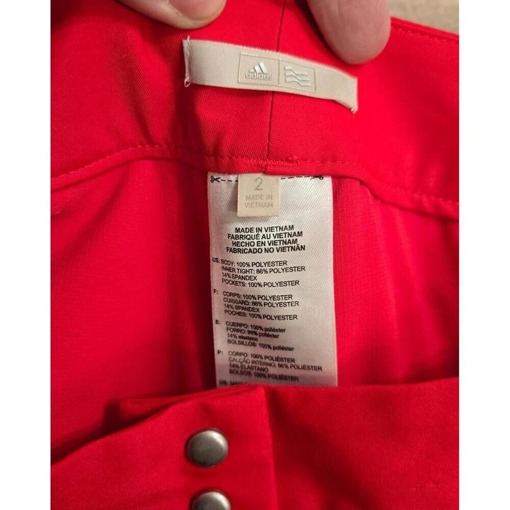 Adidas Red Athletic Skort size 2! Preloved condition! - Picture 4 of 4
